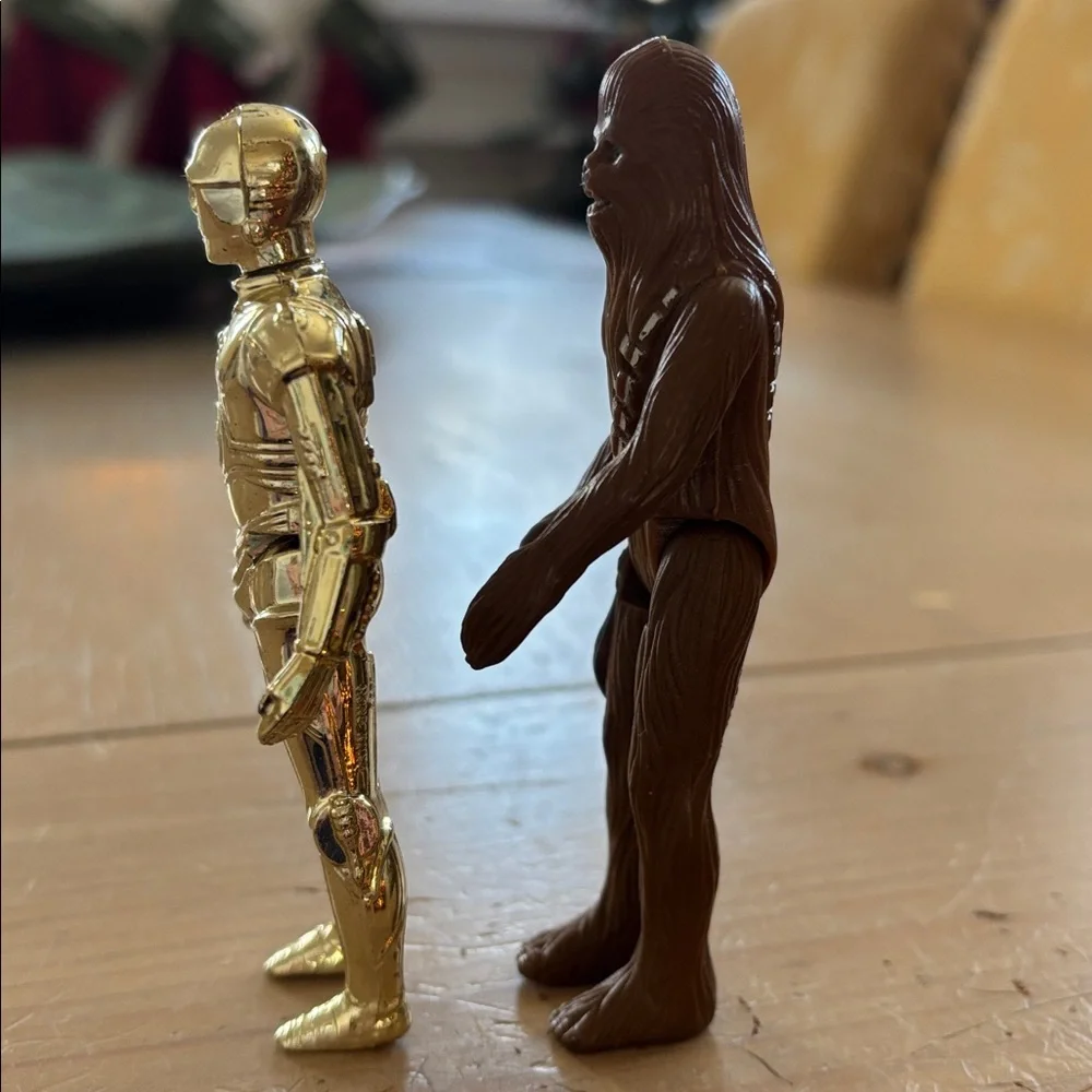 Vintage Star Wars Chewbacca and C-3PO